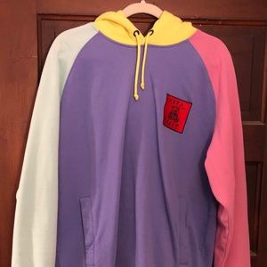 Teddy Fresh Color Block Hoodie NWOT Size Large